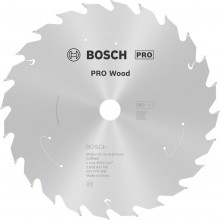 BOSCH Lame de scie circulaire sans fil PRO Wood cordless 165 x 1,5/1 x 15,875 2608837681