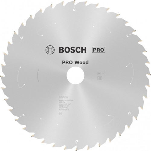 BOSCH Lame de scie circulaire Standard for Wood 254 x 2,2/1,6 x 30 T40 2608837734