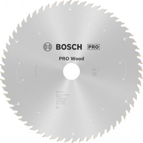 BOSCH Lame de scie circulaire Standard for Wood 254 x 2,2/1,6 x 30 T60 2608837736