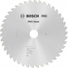 BOSCH Lame de scie circulaire filaire PRO Steel, 203 x 2 x 25,4 mm 2608846860