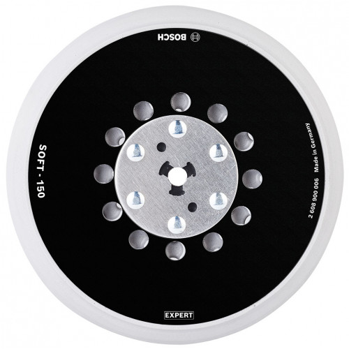 BOSCH Plateau de ponçage EXPERT Multihole Universal 150 mm, Souple 2608900006