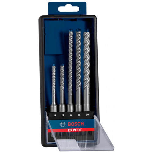 BOSCH Coffret de 5 forets pour perforateur EXPERT SDS plus-7X, 5/6/6/8/10 mm 2608900197