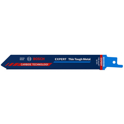 BOSCH Lame de scie sabre EXPERT 'Thin Tough Metal' S 922 EHM, 1 pce 2608900360