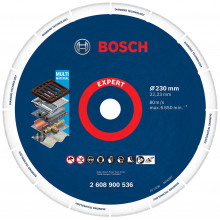 BOSCH Disque a tronçonner EXPERT Diamond Metal Wheel 230 x 22,23 mm 2608900536