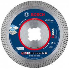 BOSCH Disque a tronçonner diamanté X-LOCK EXPERT HardCeramic 125x1,4x10 mm 2608900658