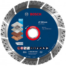 BOSCH Disque a tronçonner diamanté EXPERT MultiMaterial 180x2,4x12mm 2608900662