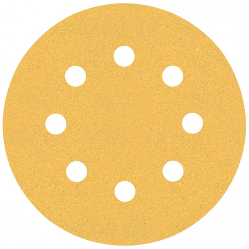 BOSCH Boîte de feuilles abrasives EXPERT C470 115 mm, 8 trous, G60/120/240 6pcs 2608900802