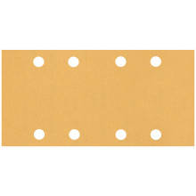 BOSCH Feuille abrasive EXPERT C470 a 8 trous, 93 x 186 mm, G 120, 10 pieces 2608900856