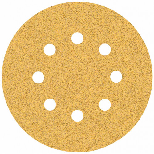 BOSCH Feuille abrasive EXPERT C470 a 8 trous, 125 mm, G 60, 50 pieces 2608900909