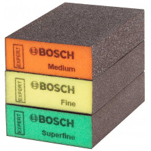 BOSCH Éponge EXPERT S471 Standard 69 x 97 x 26 mm, M, F, SF, 3 pieces 2608901175