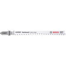 BOSCH Lame de scie sauteuse EXPERT 'Hardwood 2-side clean' T 308 BFP, 25 pces 2608901181