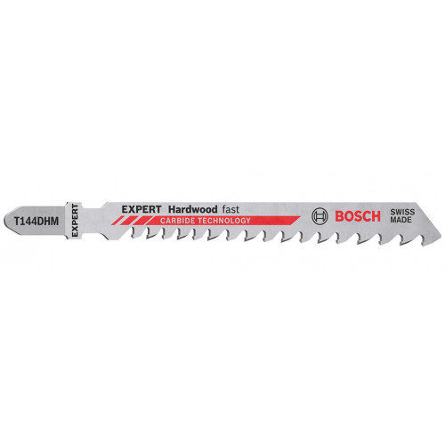 BOSCH Lame de scie sauteuse EXPERT 'Hardwood Fast' T 144 DHM, 2 pieces 2608901706
