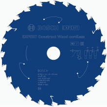 BOSCH Lame de scie circulaire Construct Wood cordless, 160x1,6/1x20 mm, T24 2608902209