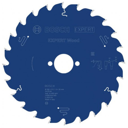 BOSCH Lame de scie circulaire EXPERT Wood, 250x2,8/1,8x30 mm, T60 2608902235