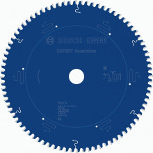 BOSCH Lame de scie circulaire EXPERT Aluminium, 254 x 2,4/1,8 x 25,4 mm, T80 2608902243