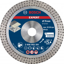BOSCH Disque a tronçonner diamanté EXPERT Hard Ceramic 76 mm 76 × 1,5 × 10 mm 2608902391