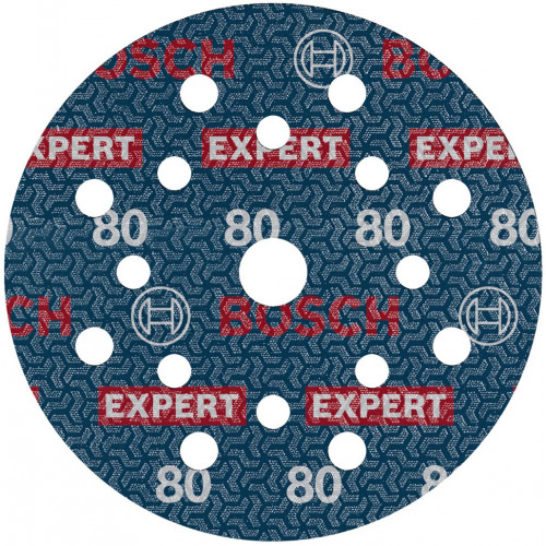 BOSCH Disque abrasif sur film EXPERT O780, 125 mm, G80 2608902400