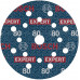 BOSCH Disque abrasif sur film EXPERT O780, 125 mm, G80 2608902400
