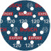 BOSCH Disque abrasif sur film EXPERT O780, 125 mm, G120 2608902401
