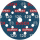 BOSCH Disque abrasif sur film EXPERT O780, 125 mm, G120 2608902401