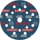 BOSCH Disque abrasif sur film EXPERT O780, 125 mm, G400 2608902406
