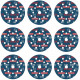 BOSCH Coffret de disques abrasifs EXPERT O780, 125 mm G80, G120 , G180 9 ks 2608902407
