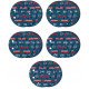BOSCH Coffret de disques abrasifs EXPERT O780, 125 mm,G60/G80/G120/G180/G240 260890242