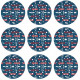 BOSCH Coffret de disques abrasifs sur film métallique EXPERT O780, 150 mm, G80, G120,G180