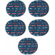 BOSCH Coffret de disques abrasifs EXPERT O780, 150 mm,G60/G80/G120/G180/G240 2608902470