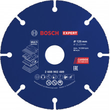 Bosch EXPERT Carbide Multi Wheel Disque a tronçonner carbure 125mm, 22,23mm 2608902489
