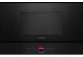 Bosch Série 8 Micro-ondes encastrable Noir BFL7221B1