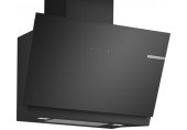 Bosch Série 6 Hotte murale 80 cm Noir avec finition en verre, Noir DWK81AN60
