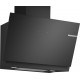 Bosch Série 6 Hotte murale 80 cm Noir avec finition en verre, Noir DWK81AN60