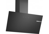 Bosch Série 2 Hotte murale 80 cm Noir avec finition en verre, Noir DWK85DK60