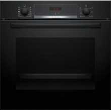 Bosch Série 4 Four encastrable avec fonction vapeur 60 x 60 cm Noir HQA534BB3