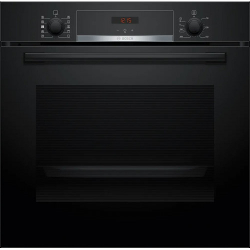 Bosch Série 4 Four encastrable avec fonction vapeur 60 x 60 cm Noir HQA534BB3