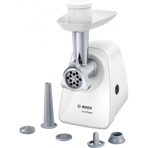 Bosch Hachoir a viande SmartPower 1500 W Blanc, blanc MFW2520W