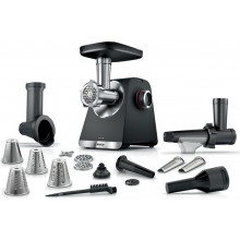 Bosch Série 6 Hachoir a viande MultiPower 2100 W Noir, argent métallisé MFWS650B