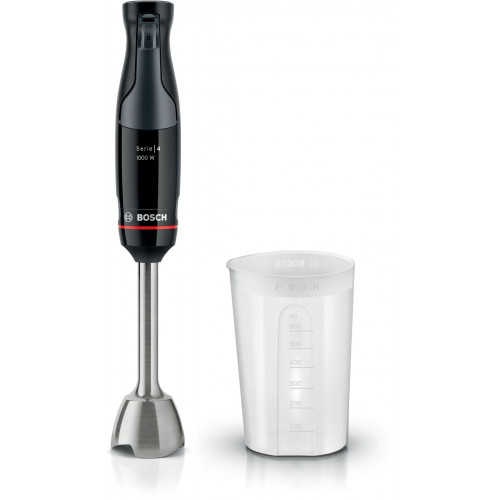 Bosch Série 4 Mixeur plongeant ErgoMaster 1000 W Noir, Anthracite MSM4B610 Bosch Série 4 Mixeur plongeant ErgoMaster 1000 W Noir, Anthracite MSM4B610