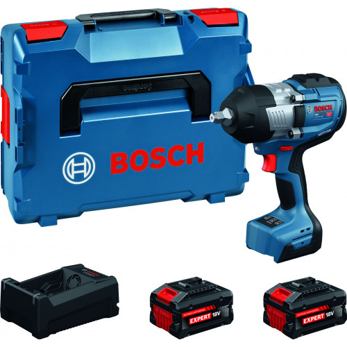 BOSCH GDS18V-1400 PROFESSIONAL Boulonneuse, 2x8,0Ah, L-BOXX 06019R5003