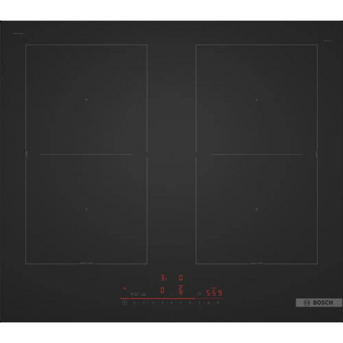 Bosch Série 6 Table a induction 60 cm Noir mat, sans cadre PVQ61CHB1E