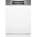 Bosch Série 6 Lave-vaisselle encastrable avec bandeau 60 cm Acier brossé SMI6ZCS10E