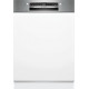 Bosch Série 6 Lave-vaisselle encastrable avec bandeau 60 cm Acier brossé SMI6ZCS10E