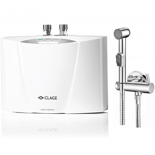 CLAGE MCX 3 HS Chauffe-eau instantanés avec douchette bidet 3,5 kW 230 V 1500-15013