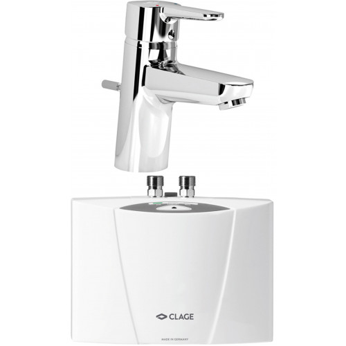 CLAGE MCX BLUE Kit de petit chauffe-eau instantané EWT 3,5 kW 230 V 1500-15133