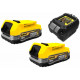 DeWALT DCB1102E2-QW Kit de démarrage PowerStack 18V 2x1,7Ah