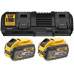 DeWALT DCB132X2 Pack XR FlexVolt Chargeur DCB132 + 54V 2x9,0Ah