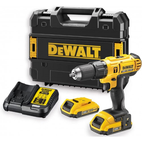 DeWALT DCD776D2T Perceuse a Percussion (42Nm/18V/2x2,0Ah) Tstak DeWALT DCD776D2T Perceuse a Percussion (42Nm/18V/2x2,0Ah) Tstak
