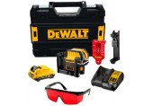 DeWALT DCE0822D1R Laser en croix a 2 points, rouge, XR (10,8V/1x2,0Ah) Coffret Tstak