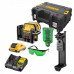 DeWALT DCE0825D1G Laser en croix a 5 points, vert, XR (10,8V/1x 2,0Ah)Tstak